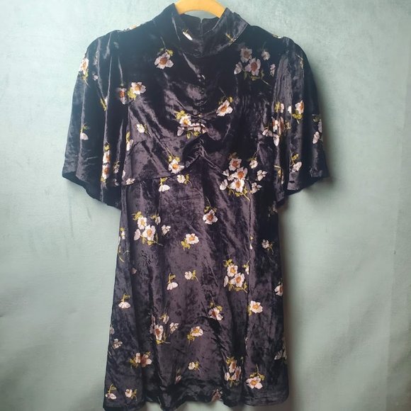 Free People Be My Baby Velvet Dress - Picture 5 of 11